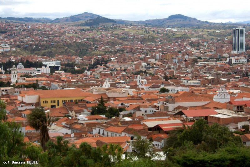 Sucre vu depuis la Recoleta